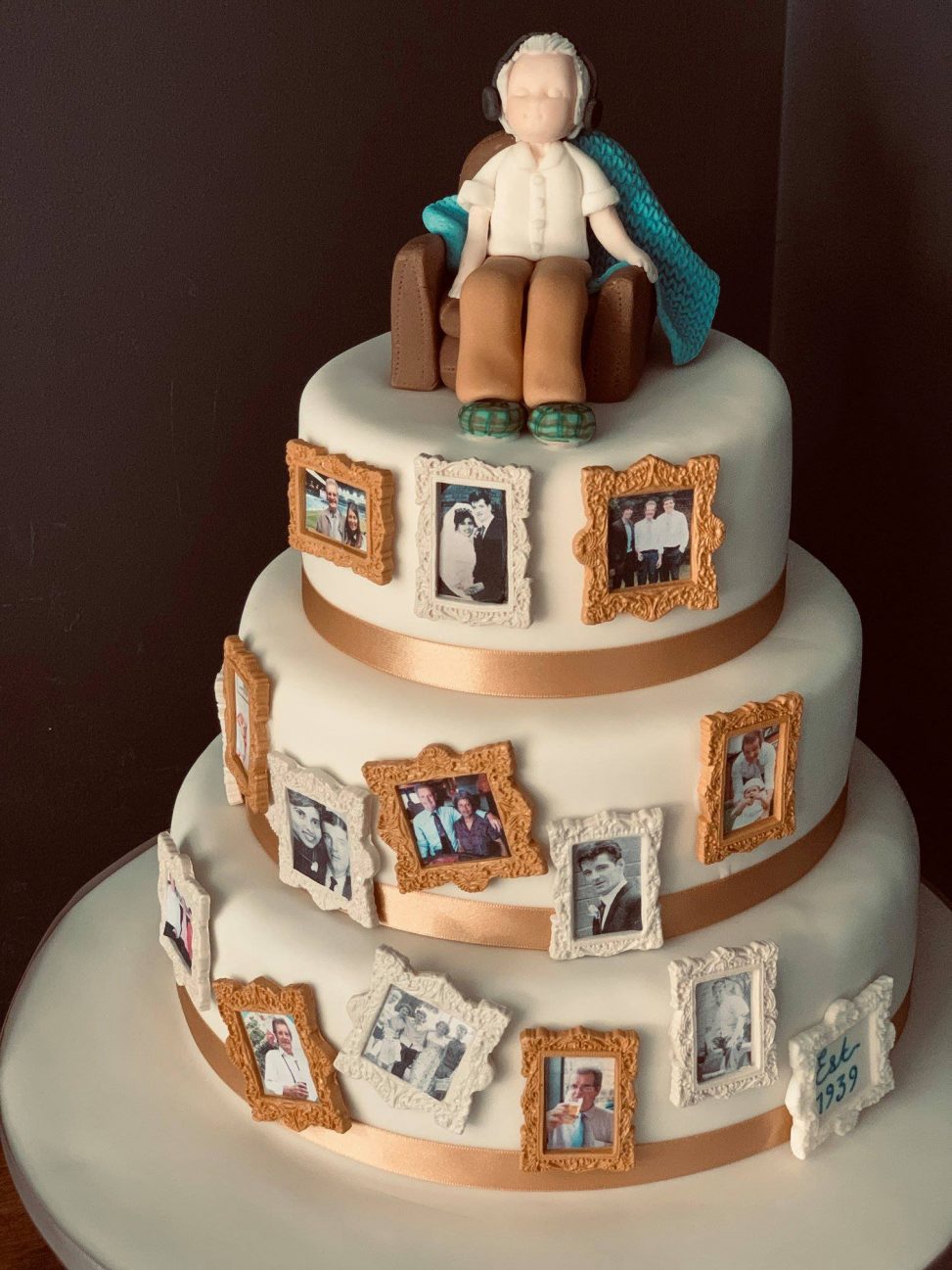 80th birthday cake … | 80 birthday cake, 90th birthday cakes, Cake  decorating